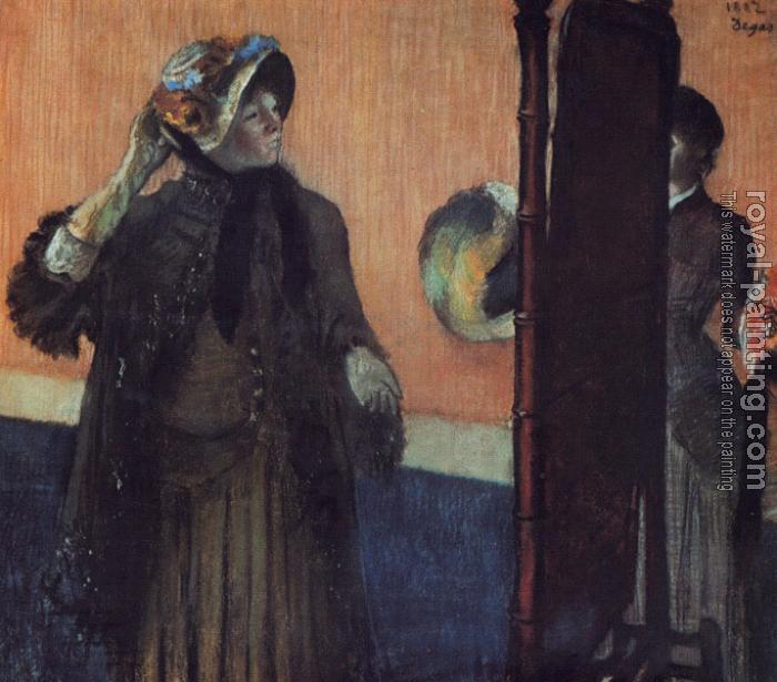 Edgar Degas : At the Milliner's IV